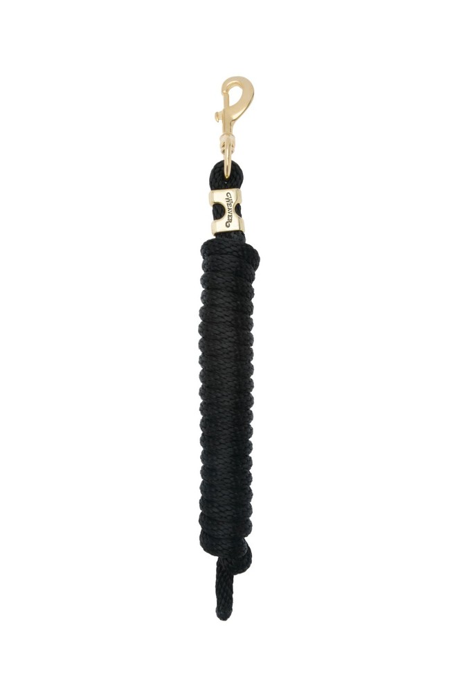 Weaver Leather, 10' Poly Lead Rope with Solid Brass 225 Snap Black