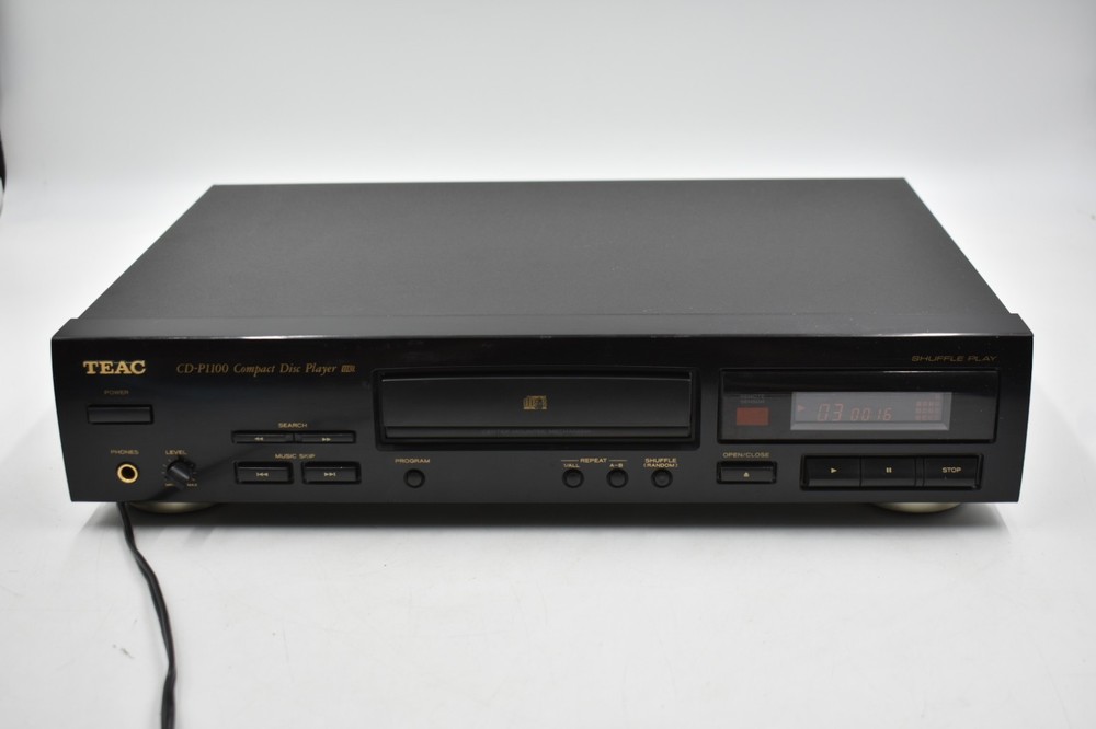 TEAC CD-P1100 CD Player Single Disc Tested Working No Remote