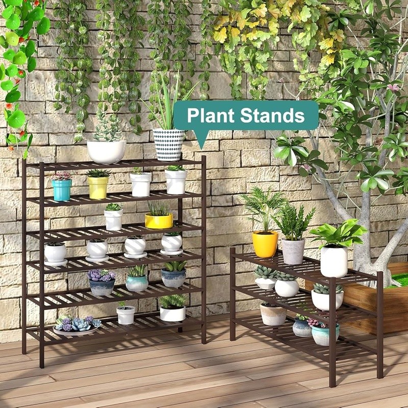 Stackable Bamboo Shoe Rack 3 Tier Organizer Easy Assembly Storage Solution New
