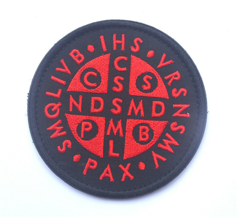 Templar Knight Crusader Holy Shield Jerusalem Christian Cross Hook Loop Patch