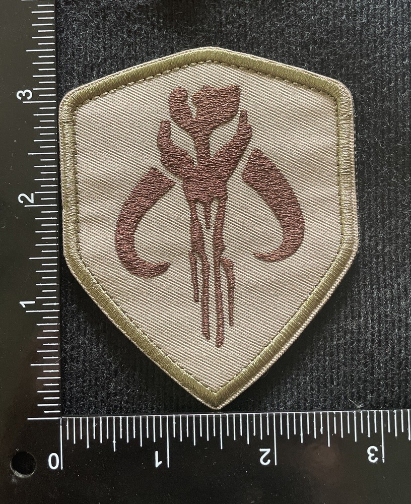 Mandalorian Mythosaur Skull Crest Symbol Sigil Tactical Morale Patch Hook Loop