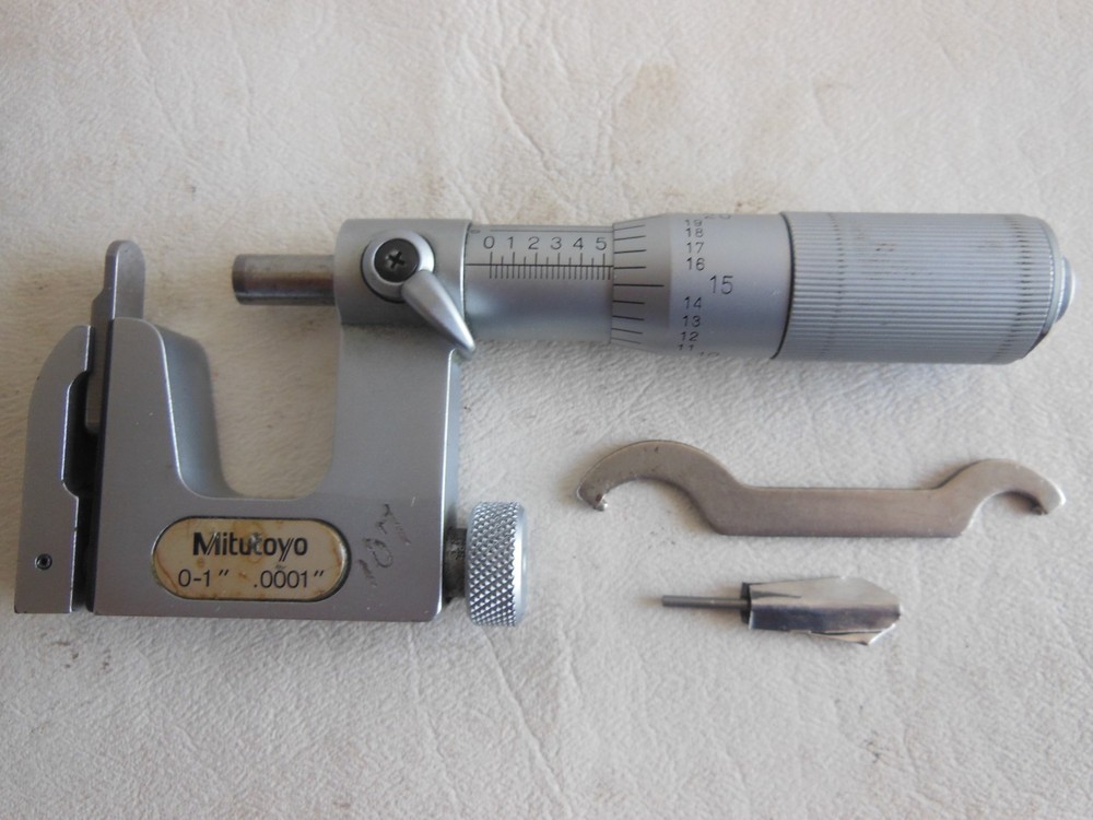 Mitutoyo 117-107 Interchangeable Anvil Micrometer