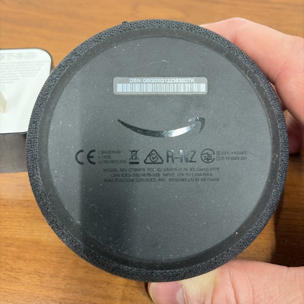 Amazon Echo Dot (3rd Generation) Smart Speaker - Black Model Tested Works