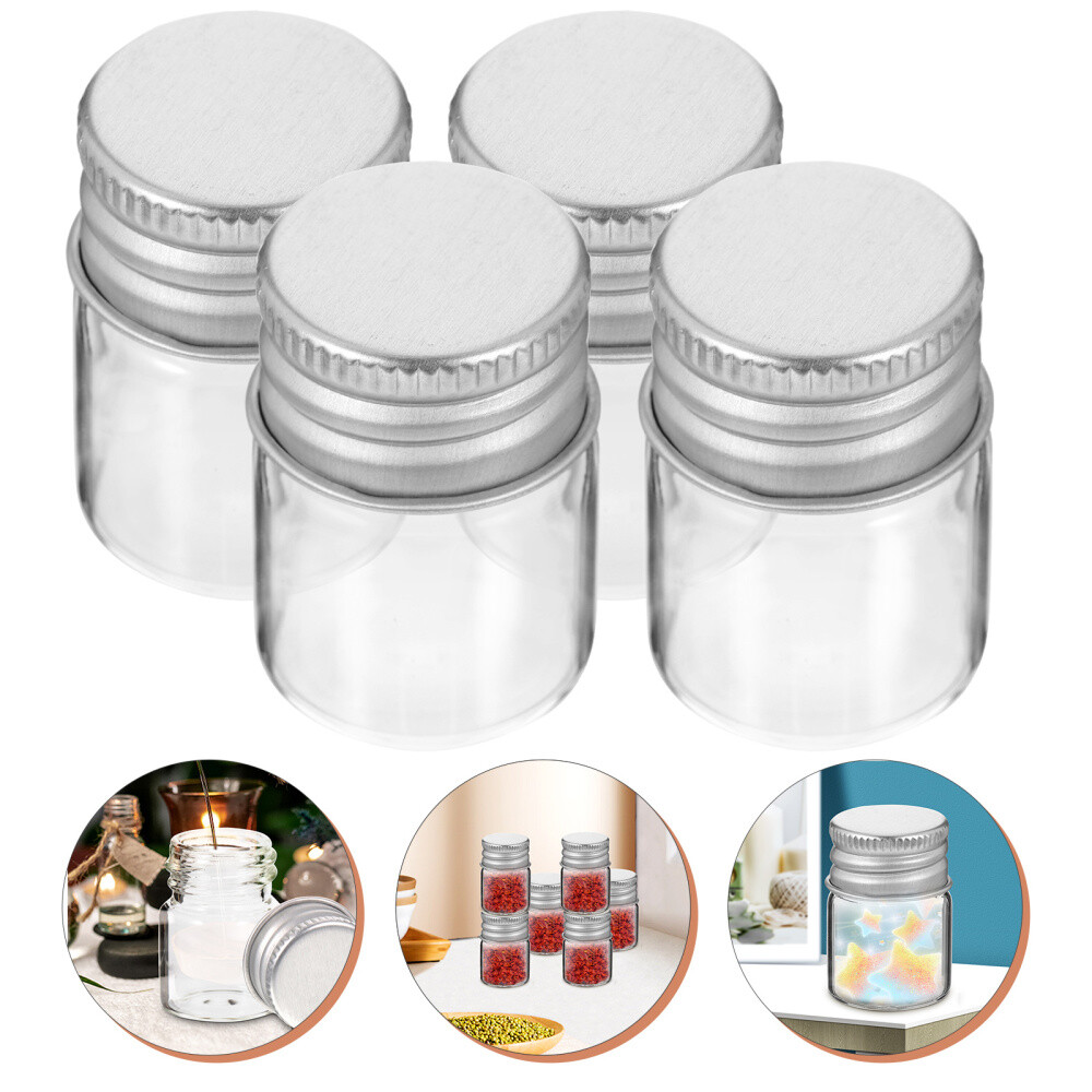 12 PCS Mini Mason Jars with Lids Small Grains Container Cookie