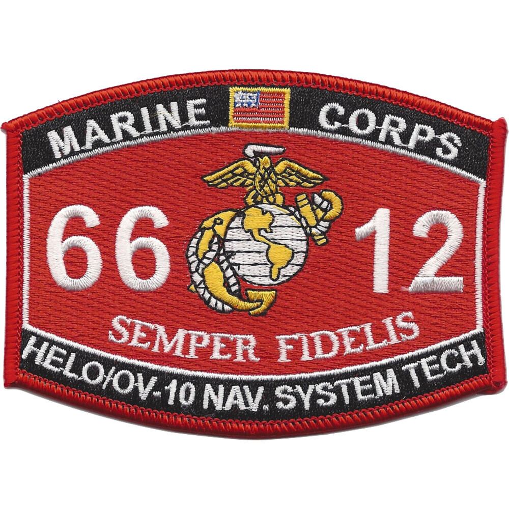 6612 HELO/OV-10 Navigation Systems Technician MOS Patch