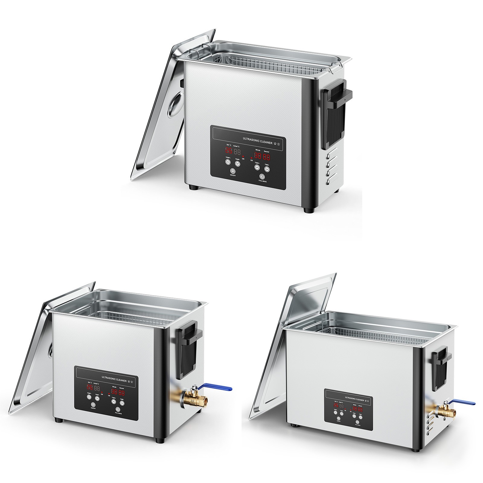 Uimoso 6-50L Ultrasonic Cleaner Jewelry Cleaning Machine Basket Digital Control