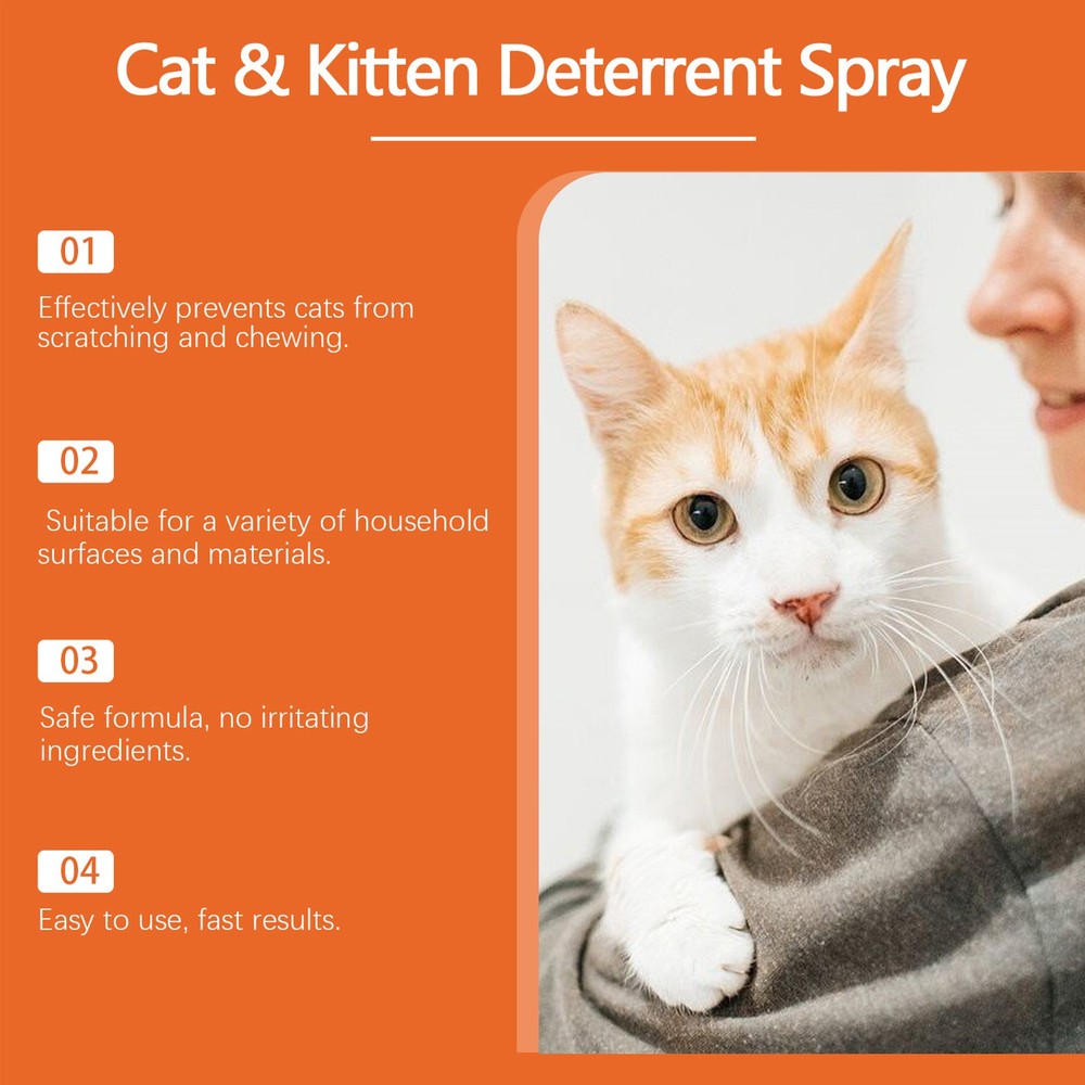 Cat Scratch Spray Keep Off Cat Spray 100ml Spray To Keep Cats From Efficient