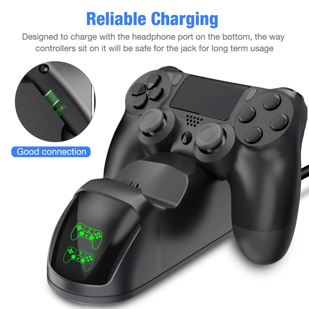 Wireless PS4 Controller USB Charger Charging Station For Dualshock Playstation 4