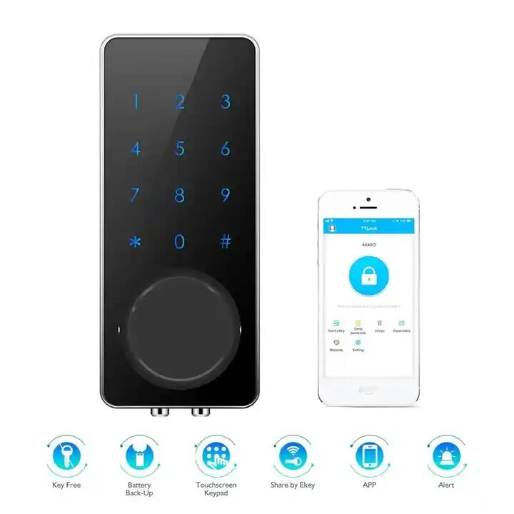 Security Smart Door Lock Keyless Entry Door Lock Electronic Deadbolt