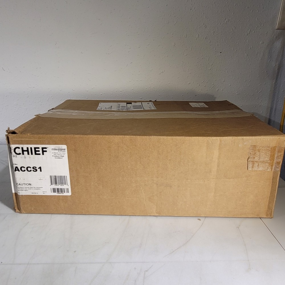 Chief PACCS1 Large Accessory Shelf Black