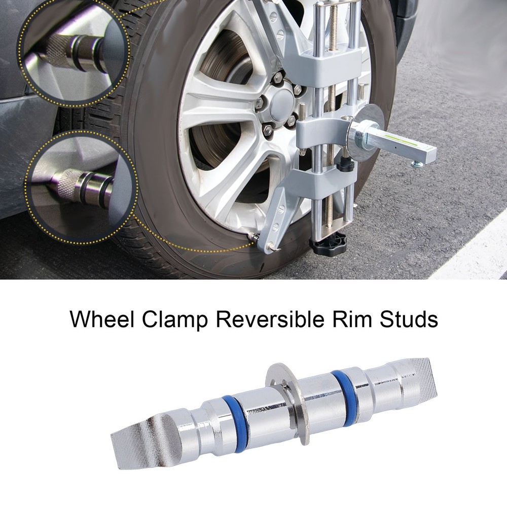 8pcs Alignment Wheel Clamp Rim Studs Set Reversible Precise Positioning 14.35mm
