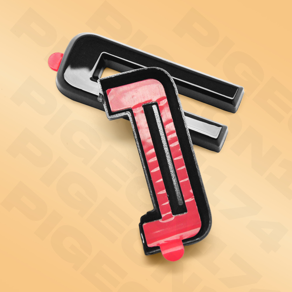 Gloss Black Out Emblem Badge Overlay Kits For Camry SE 2018-2024 Rear Liftgate