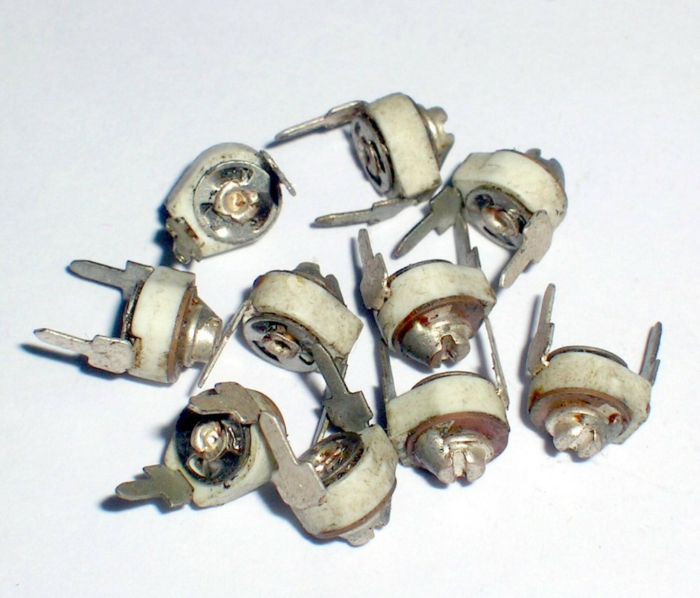 10pcs DIP 5mm Ceramic Trimmer Capacitor 1~10pF Panasonic