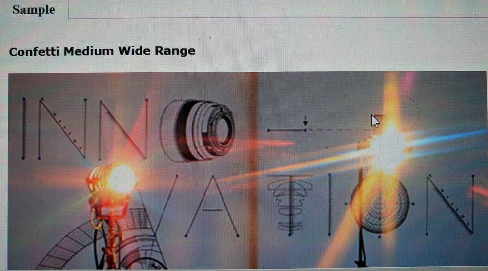 Schneider MPTV 4x5.65" True-Streak Confetti Rectangular Filter