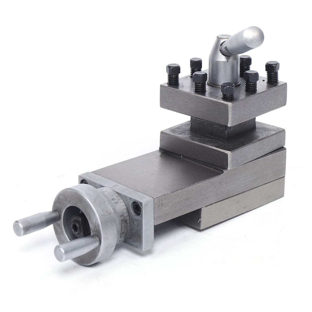 Mini Lathe Tool Post Assembly Holder – Quick Change Cast Iron Accessory