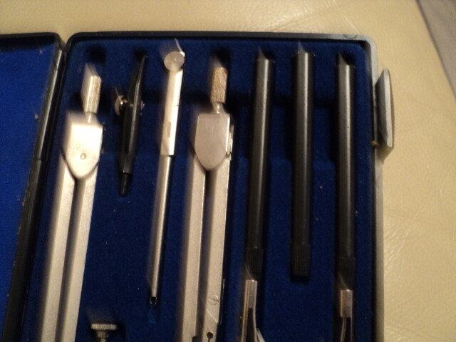 Vintage Cased zeichen schule mod 512 drawing instruments kit