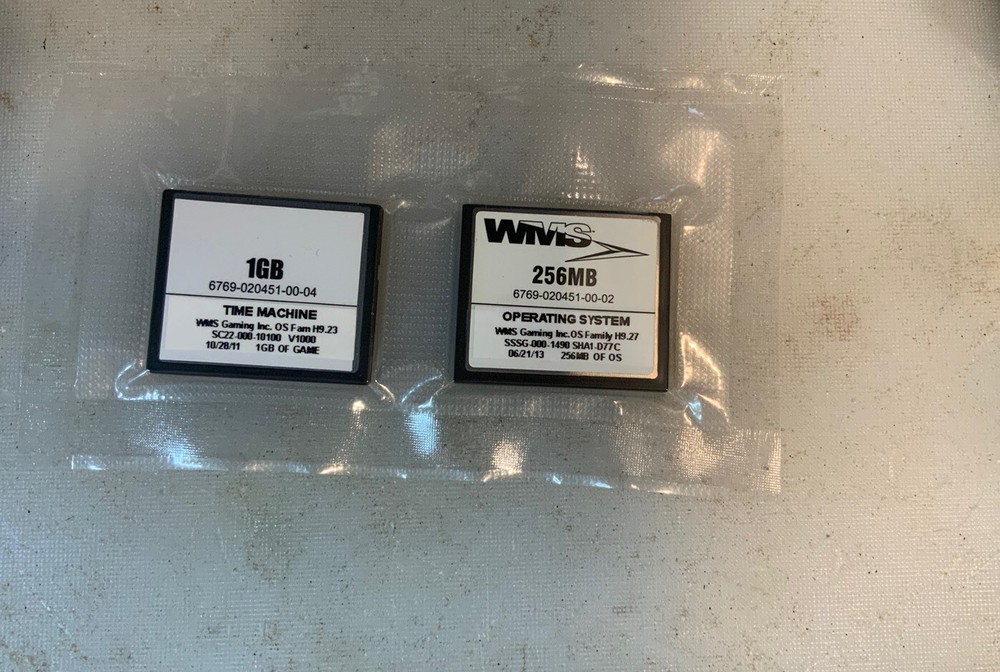 WMS  BB2 SOFTWARE SET- TIME MACHINE  WITH FOOLER BOARD