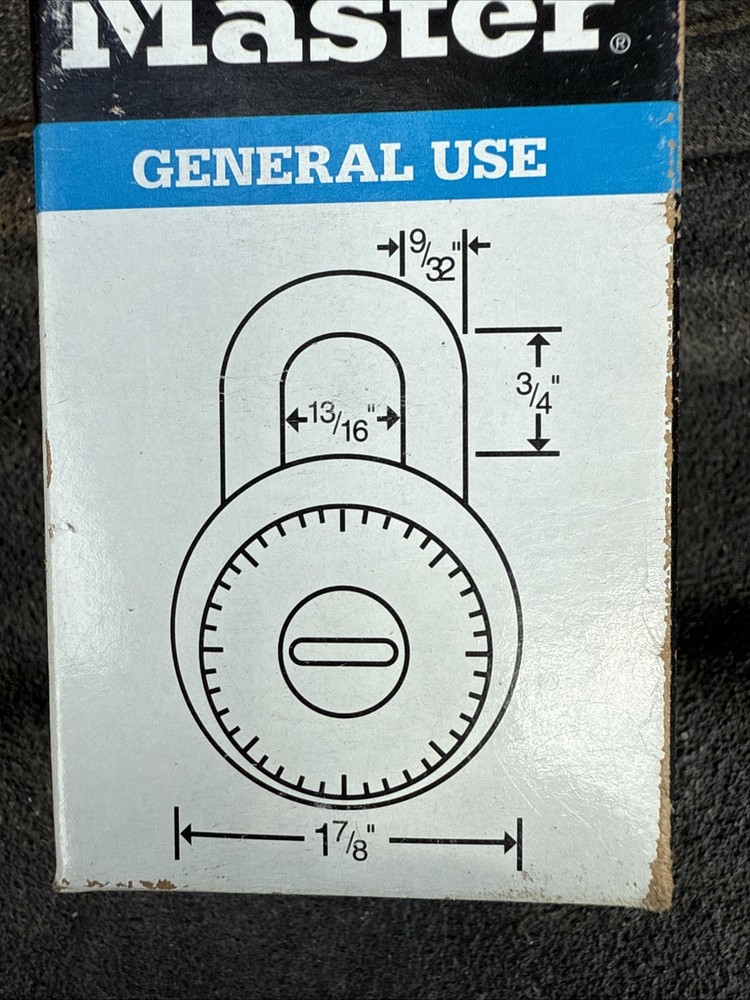 Master Lock Medium Security Combination Padlock