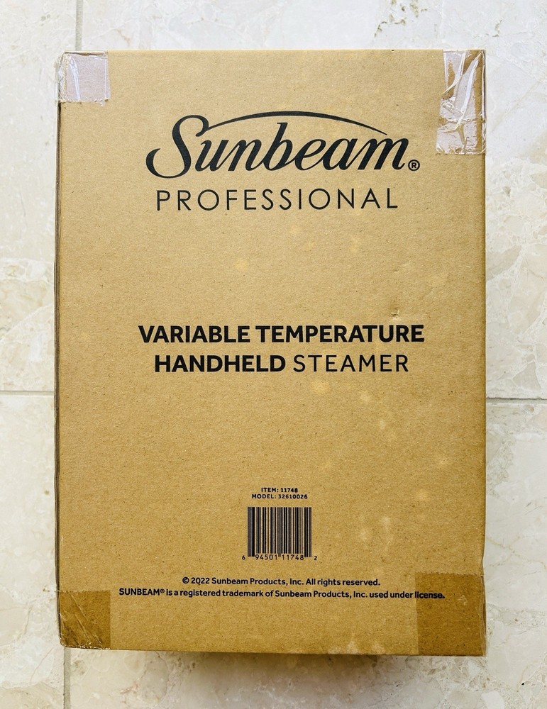 Sunbeam Professional 1575W Handheld Steamer, Variable Temp., Model# 32610026