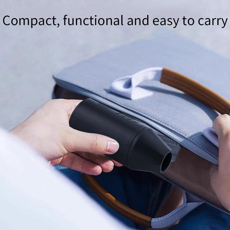 Electric Air Duster Cordless Mini Jet snow Blower Portable Turbo Fan with LED