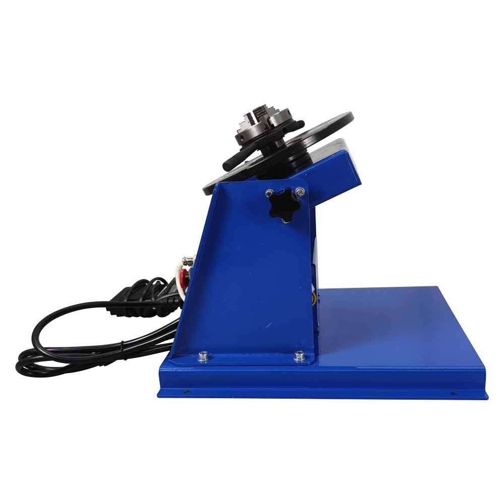 110V 65mm Chuck Welding Positioner Rotatable Stepless Speed Regulating Positione