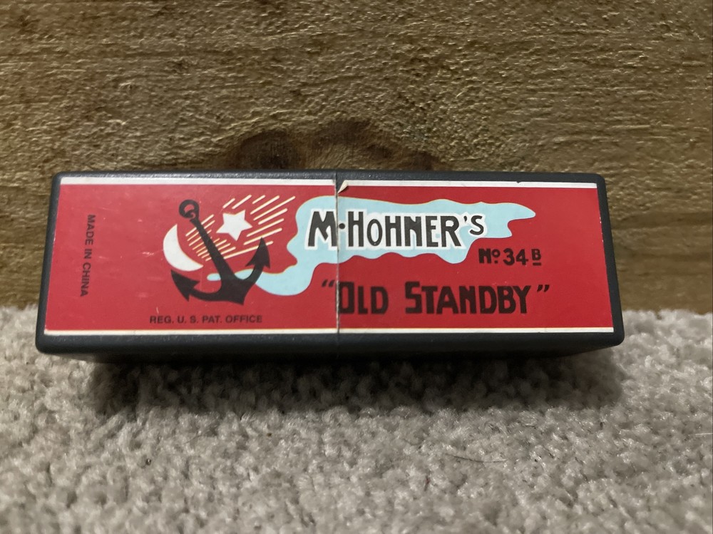 M. Hohner’s No. 34B “Old Standby” Harmonica With Box