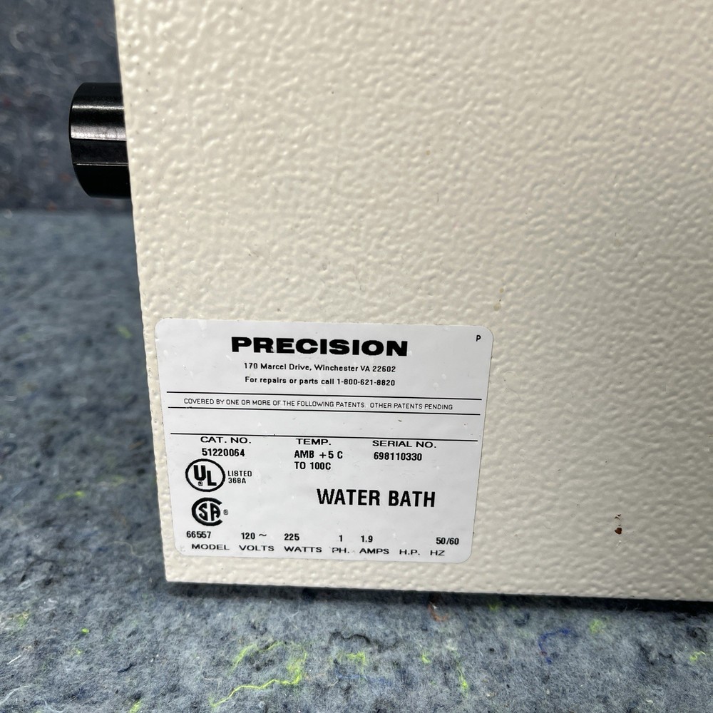 (2) Precision Scientific Model 280 & 180 Microprocessor Heated Water Bath 0.7gl