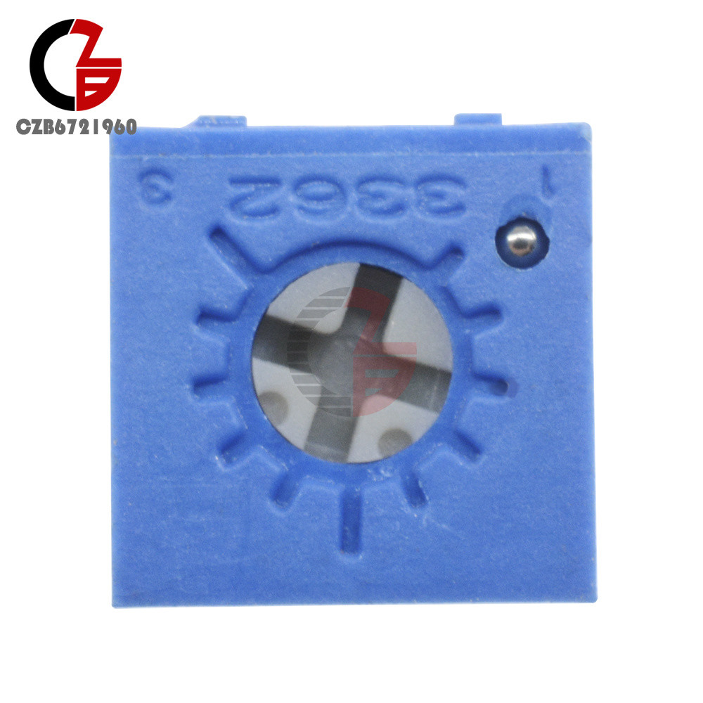 10Pcs 3362P-101 3362 P 100 ohm High Precision Variable Resistor Potentiometer