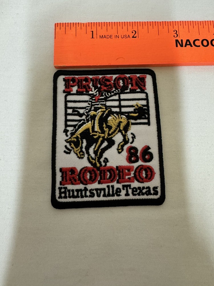Prison rodeo Huntsville Texas patch