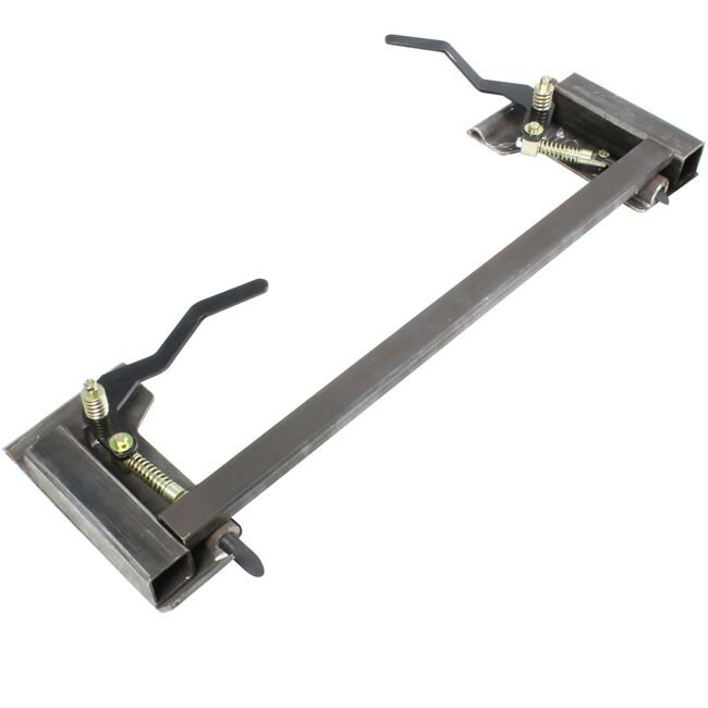 Pin On to Skid Steer Quick Tach Adapter Spacer Brackets Latch