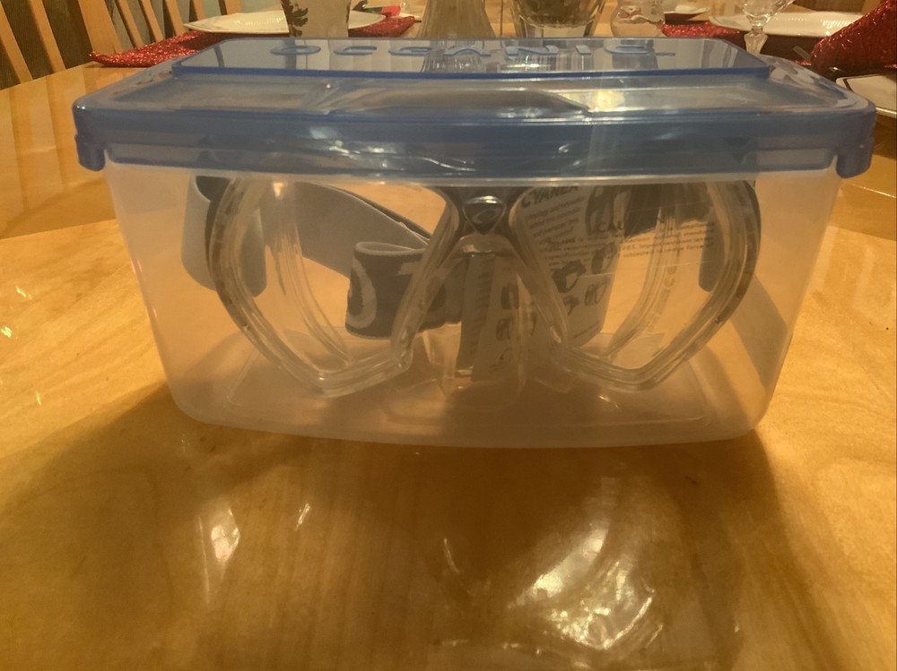 OCEANIC CYANEA MASK, CLEAR /TITANIUM