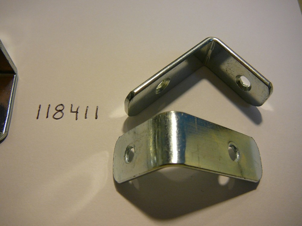 2 IKEA Steel L-Shaped Brackets Hardware Part  # 118411