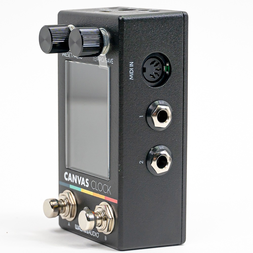 Walrus Audio Canvas Clock – MIDI Clock Pedal with Deep Syncing Power