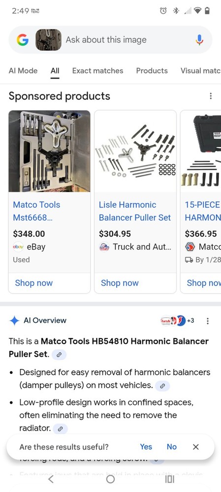 Harmonic Balancer Steering Wheel Puller Power Steering Pump Puller Any Puller