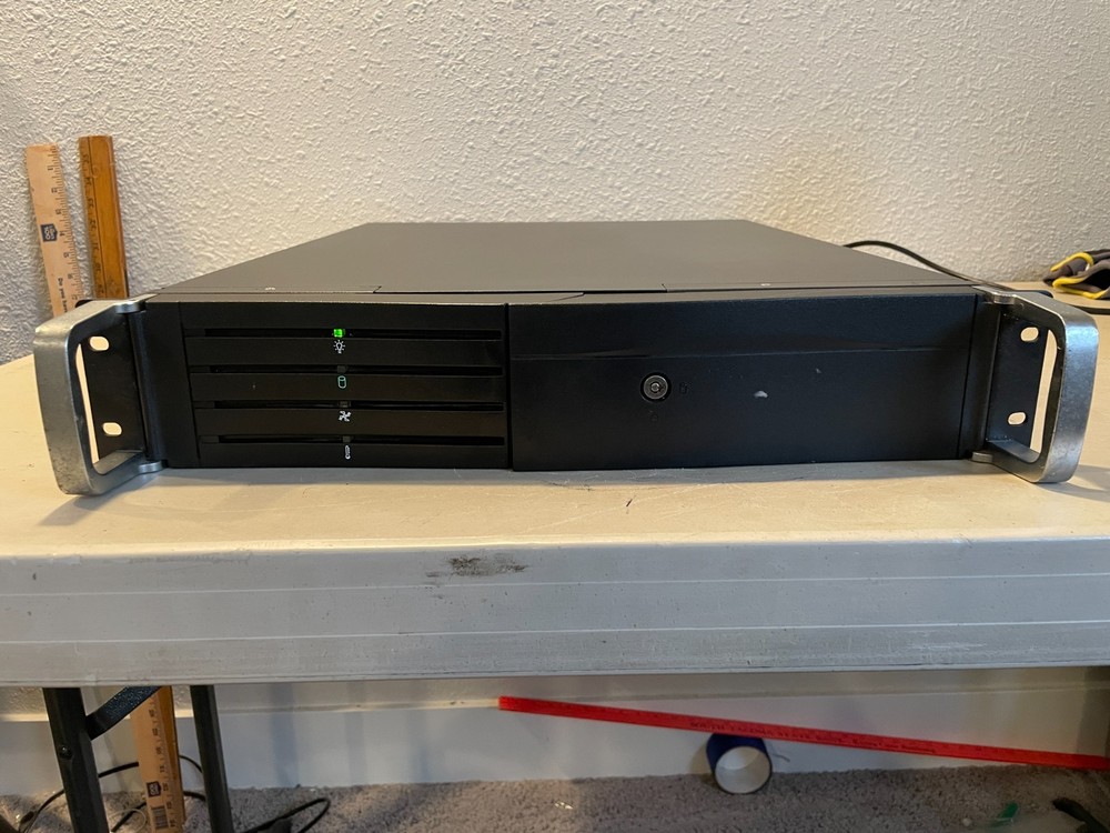 Vintage Hewitt Rand 2U Server Case/Rackmount Server Chassis Untested