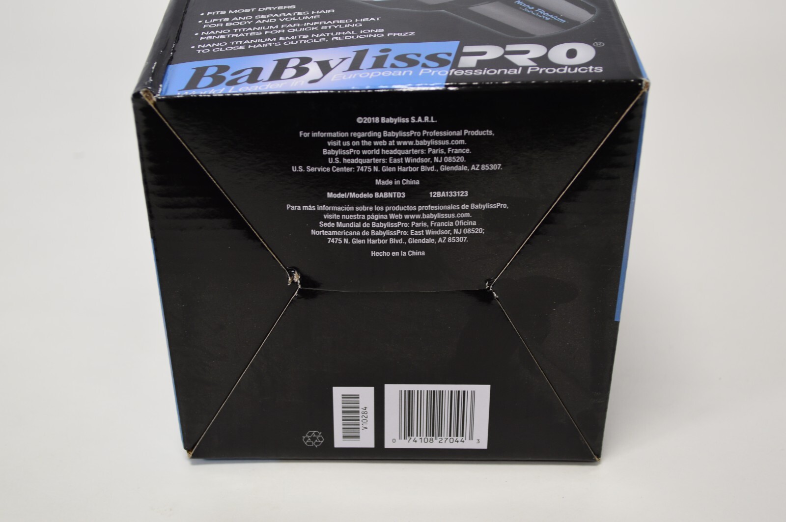 NEW Babyliss Pro Nano Titanium Universal Finger Diffuser for Hair Dryer