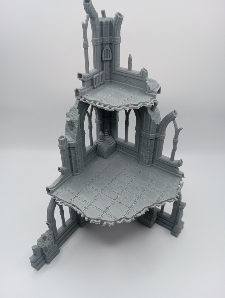 Gothic Sector 75 Modular Sci-Fi Ruins Building # 2 (32mm Scale) [PTO]
