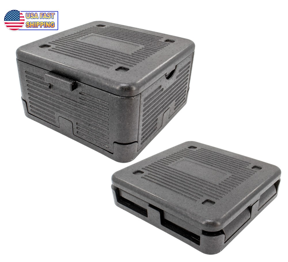Cooling Chilling Collapsible Cooler Chest Box Insulate Foldable Portable Medium
