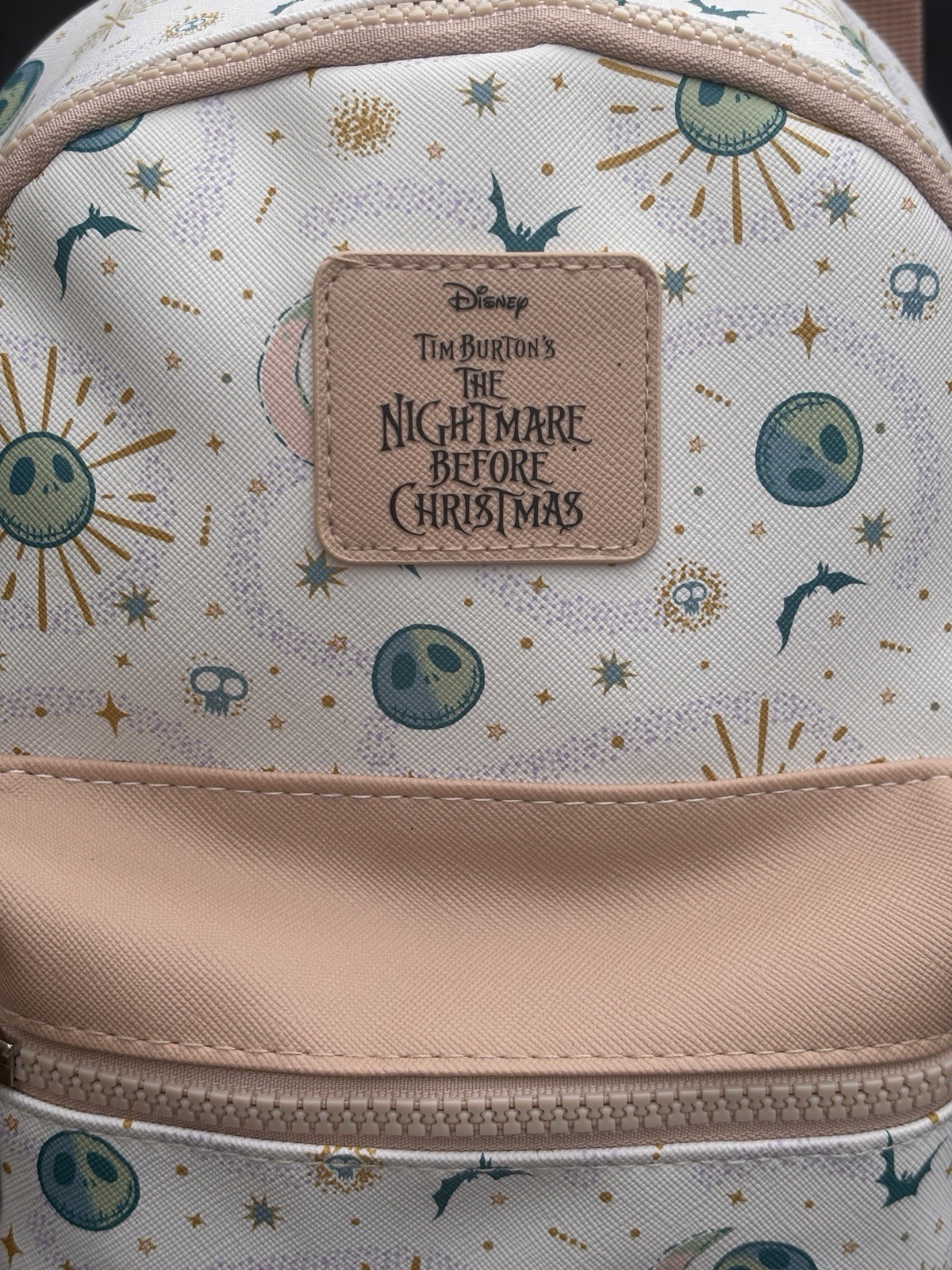 Bioworld Disney Nightmare Before Christmas Mini Backpack Cream