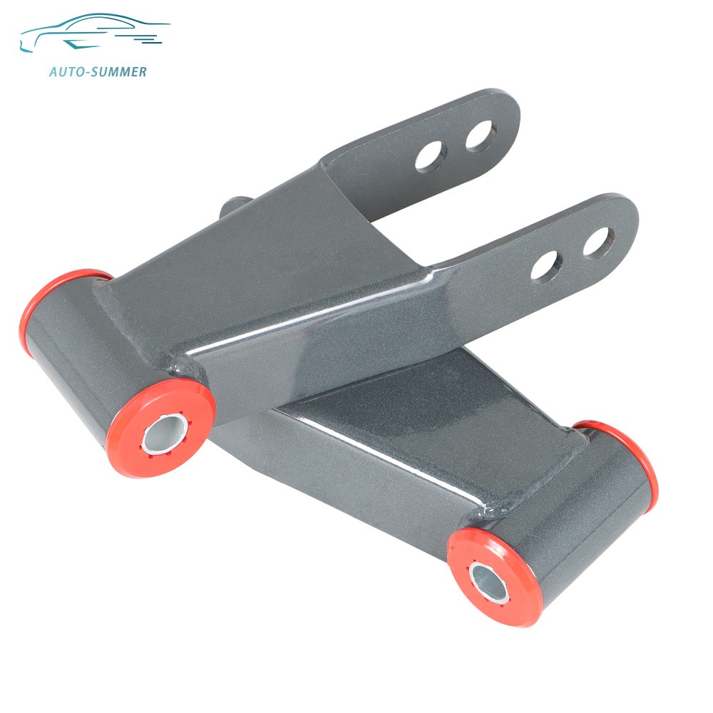 2" Rear Drop Shackles Kit For Chevy Silverado GMC Sierra 1500 C1500 1988-2018