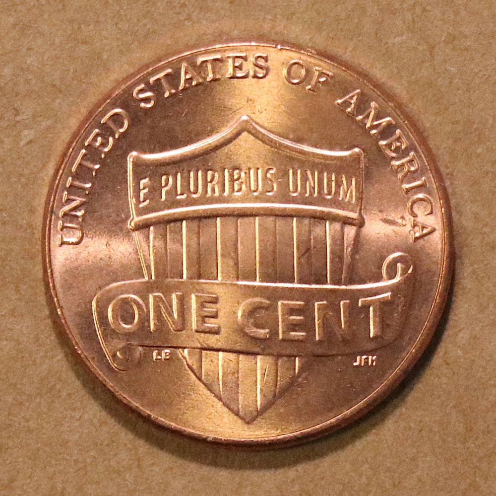 2018 D Lincoln Shield cents BU
