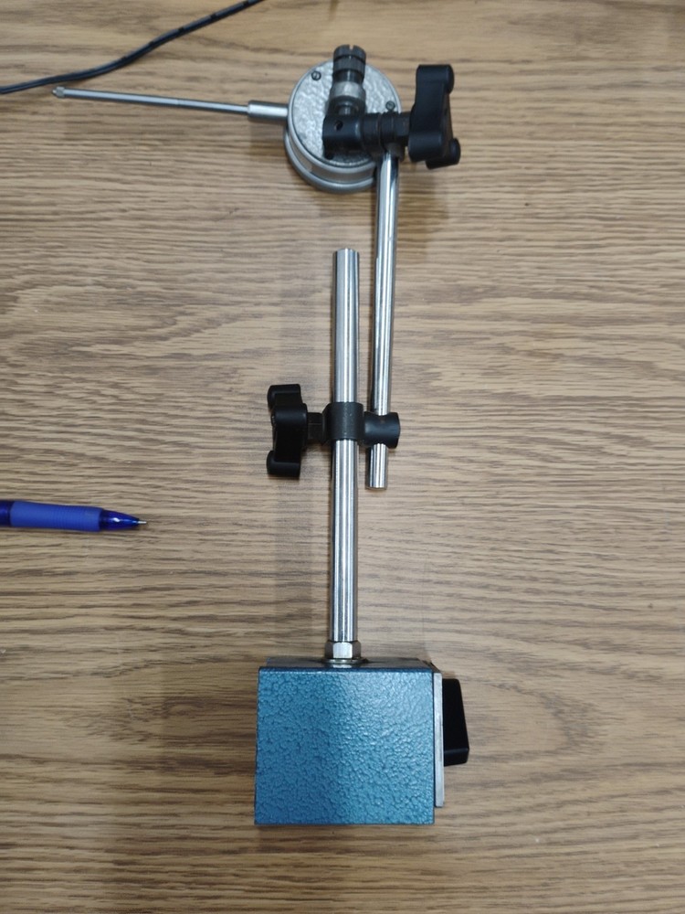 Pittsburgh Professional Tools Dial Indicator with a magnetic base stand