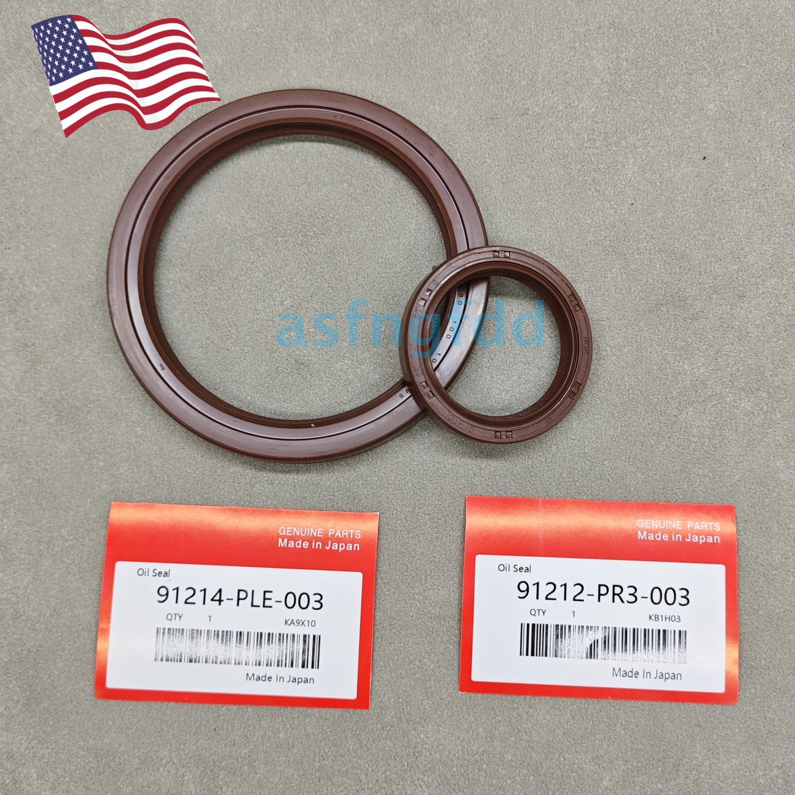 OEM Oil Pump Front & Rear Main Crank Seal Fits HONDA ACURA B-Series DOHC VTEC