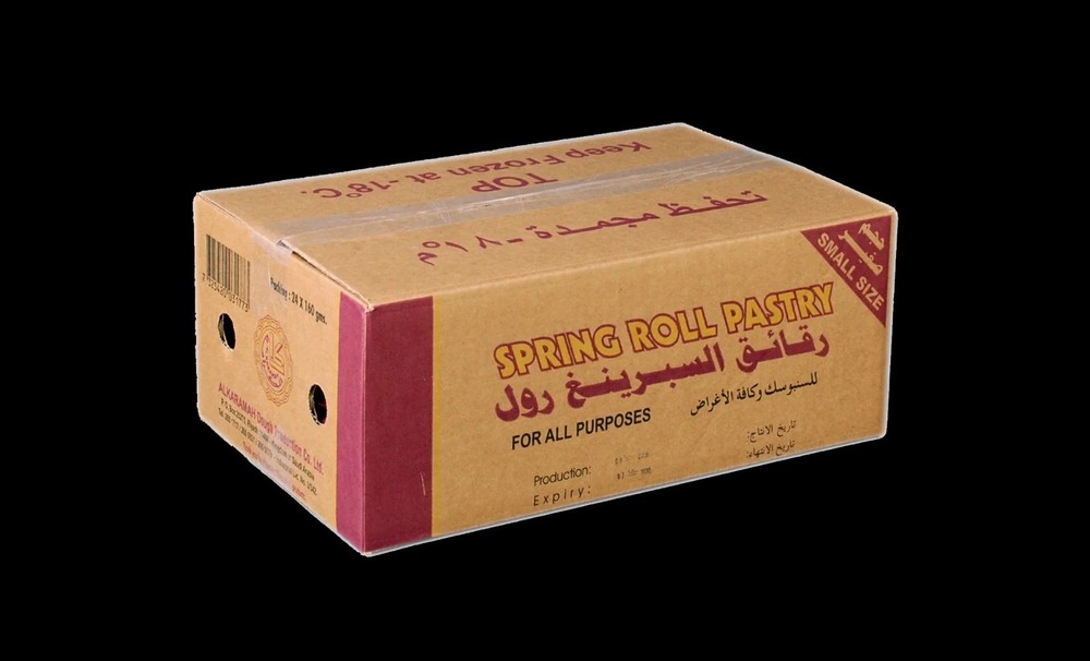 AlKaramah Spring Roll Pastry Big Size 250g – Thin Dough Sheets Wrapper
