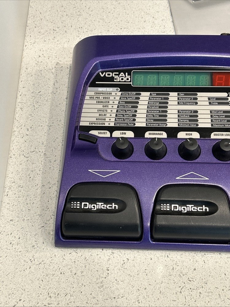 DigiTech Vocal 300 Vocal Multi-Effects Complete Box