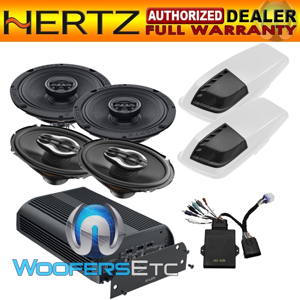HERTZS HSP3-24-A2B-BASE 4-SPEAKER KIT FOR 2024-UP HARLEY DAVIDSON MOTORCYCLES