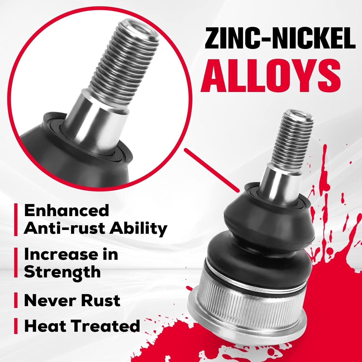 KSP 2-4'' Front Upper Control Arms for 2004-2023 Toyota Tacoma Hilux Fortuner