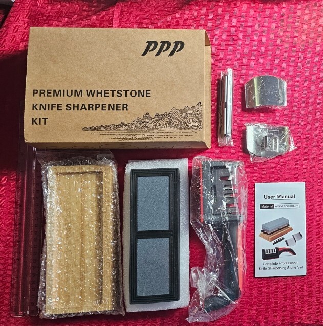 PPP whetstone knife sharpening kit