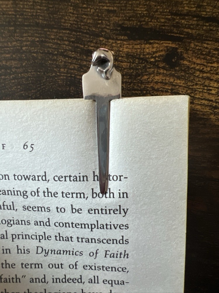 Sterling 925 Solid Silver Dolphin Bookmark New 4.2cm Booktok Gift