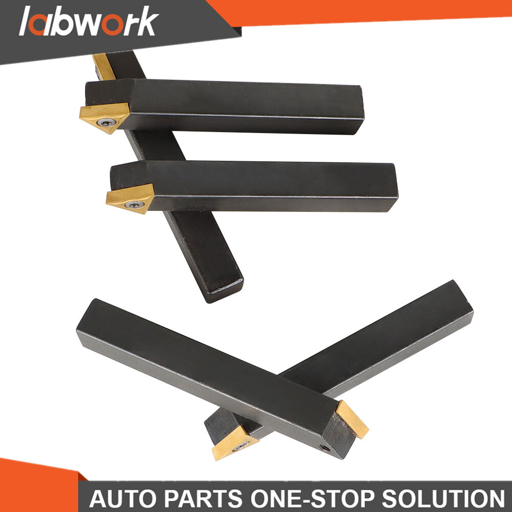 Labwork 5Pcs 1/2" Indexable Carbide Insert Turning Tooling Bit Holder Set Lathe